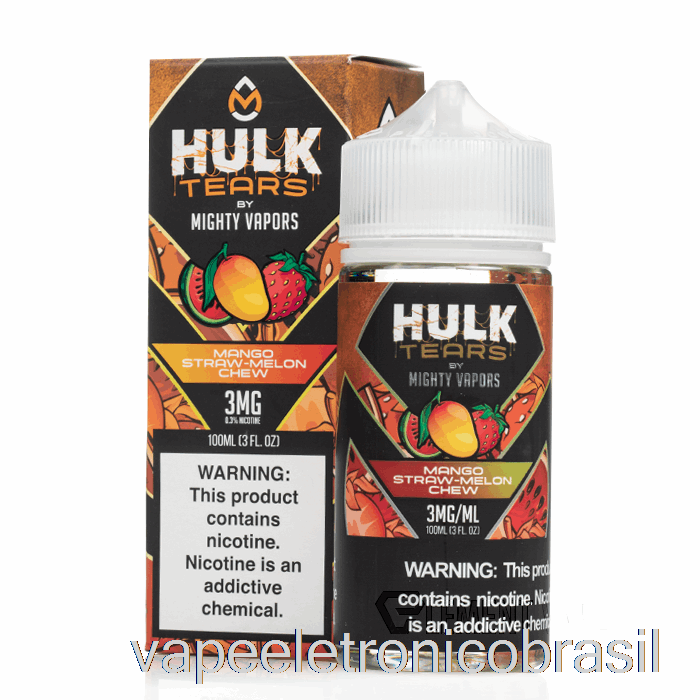 Vape Vaporesso Manga Palha Melão Mastigar - Lágrimas De Hulk - 100ml 6mg